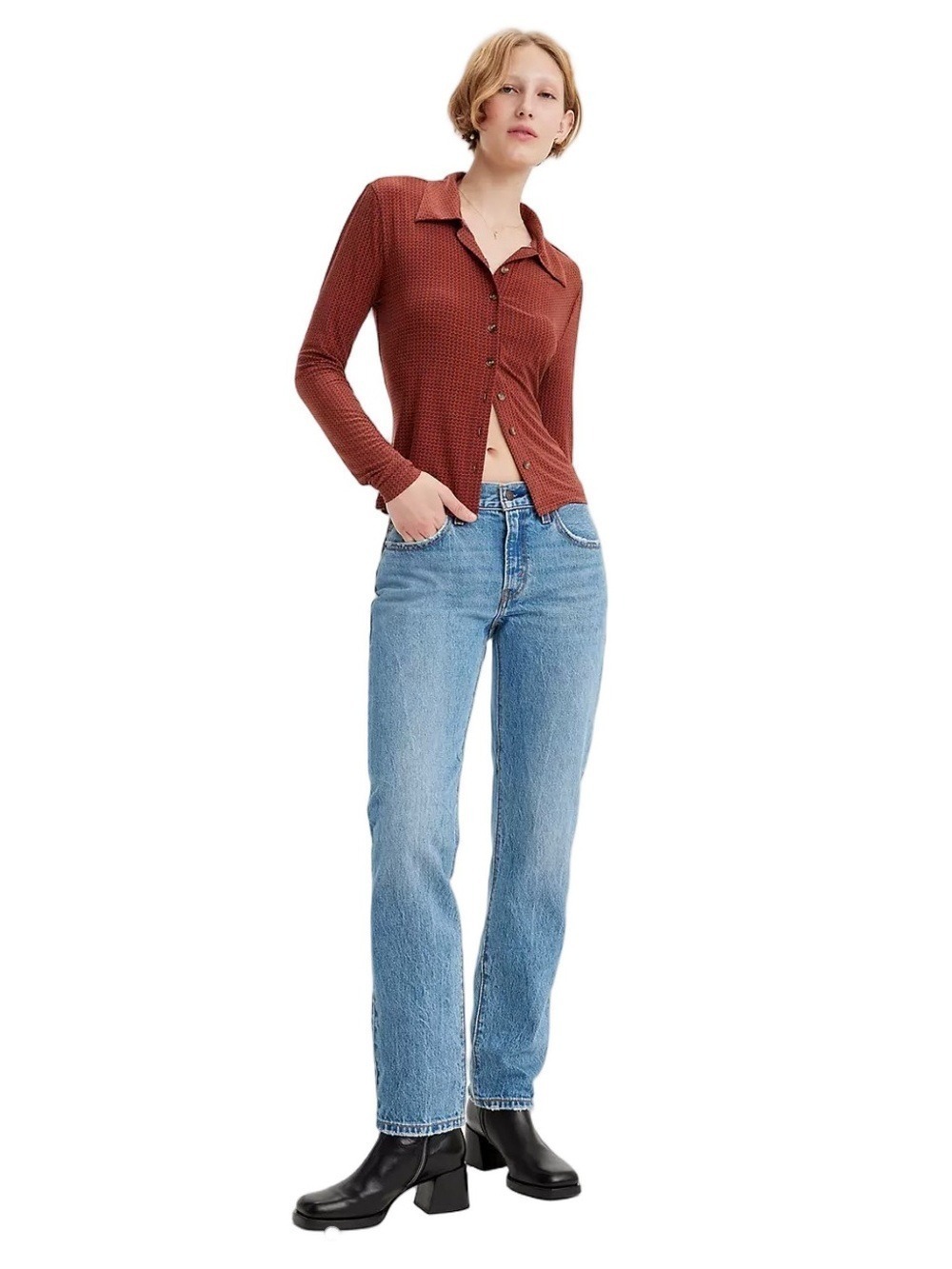 Levi’s Middy Straight Jeans in Good Grades Sz 27